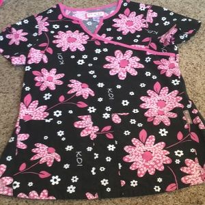 Koi xs scrub top